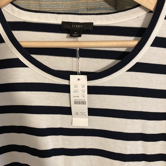 NWT J. Crew striped Maxi Dress sz medium - Picture 2 of 6